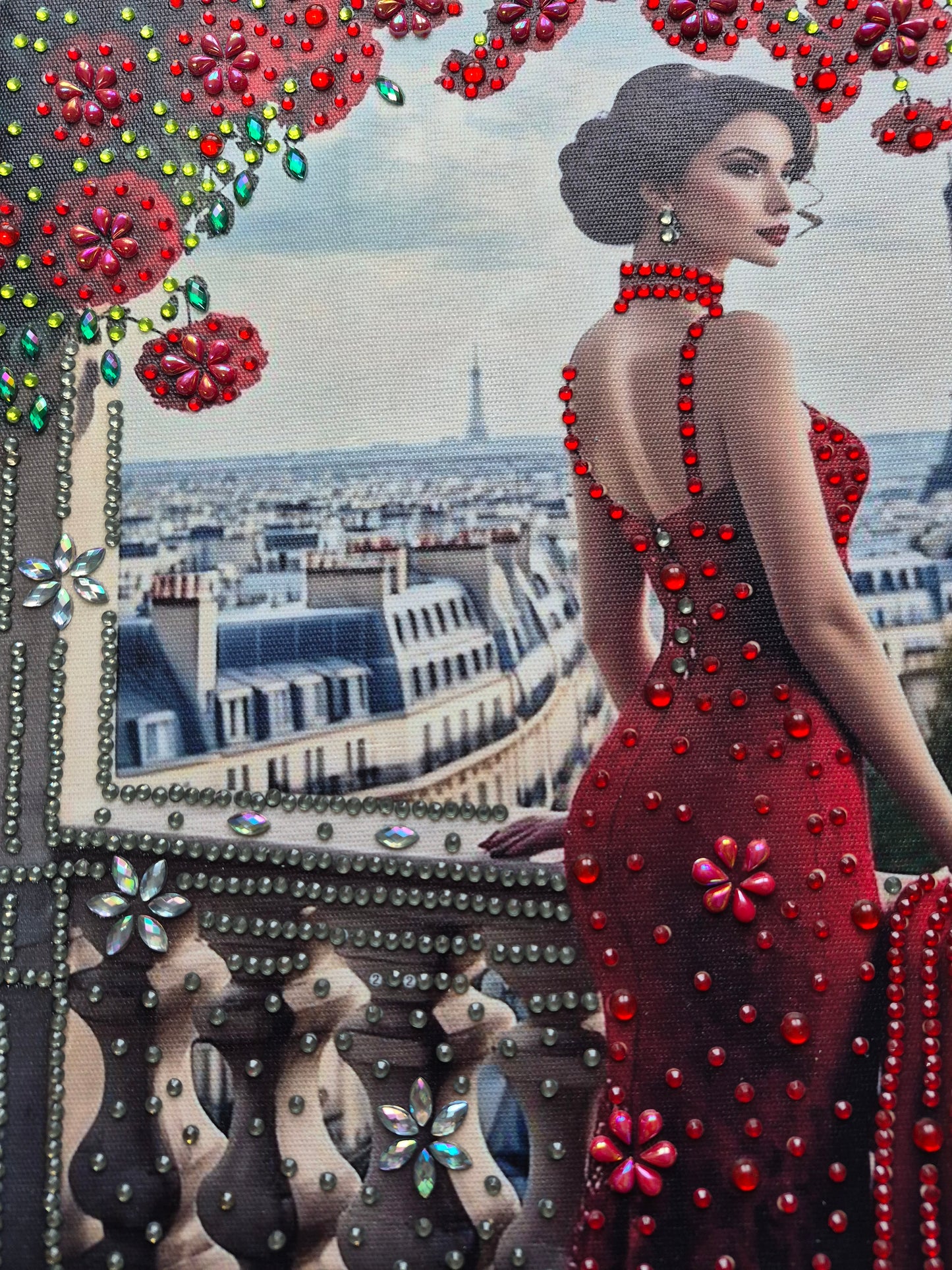Lady in Paris Diamond Art Canvas