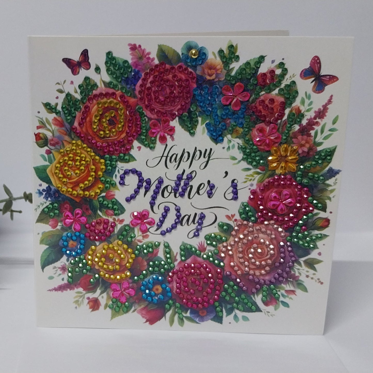 Colourful Roses Reef Mother's Day Card