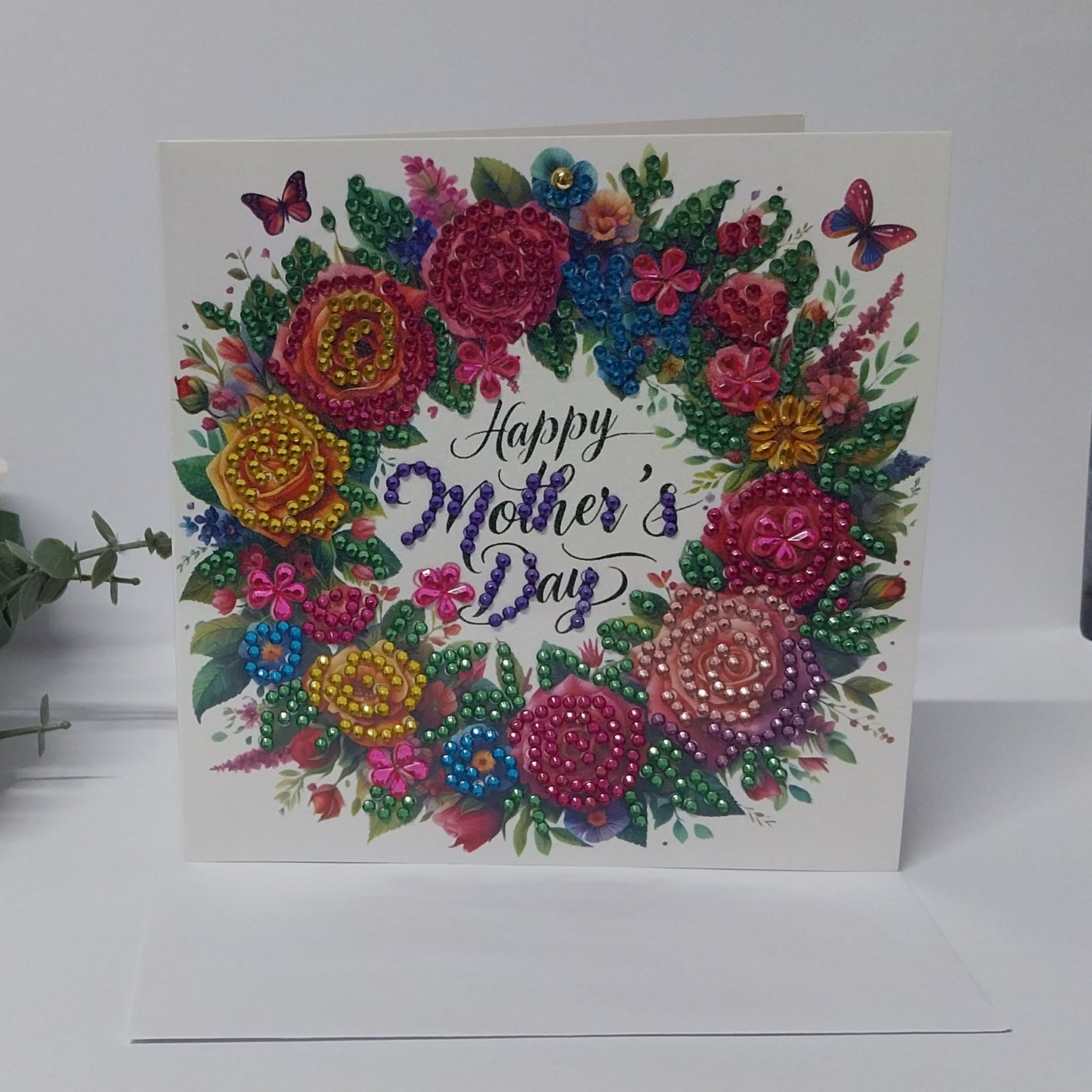 Colourful Roses Reef Mother's Day Card