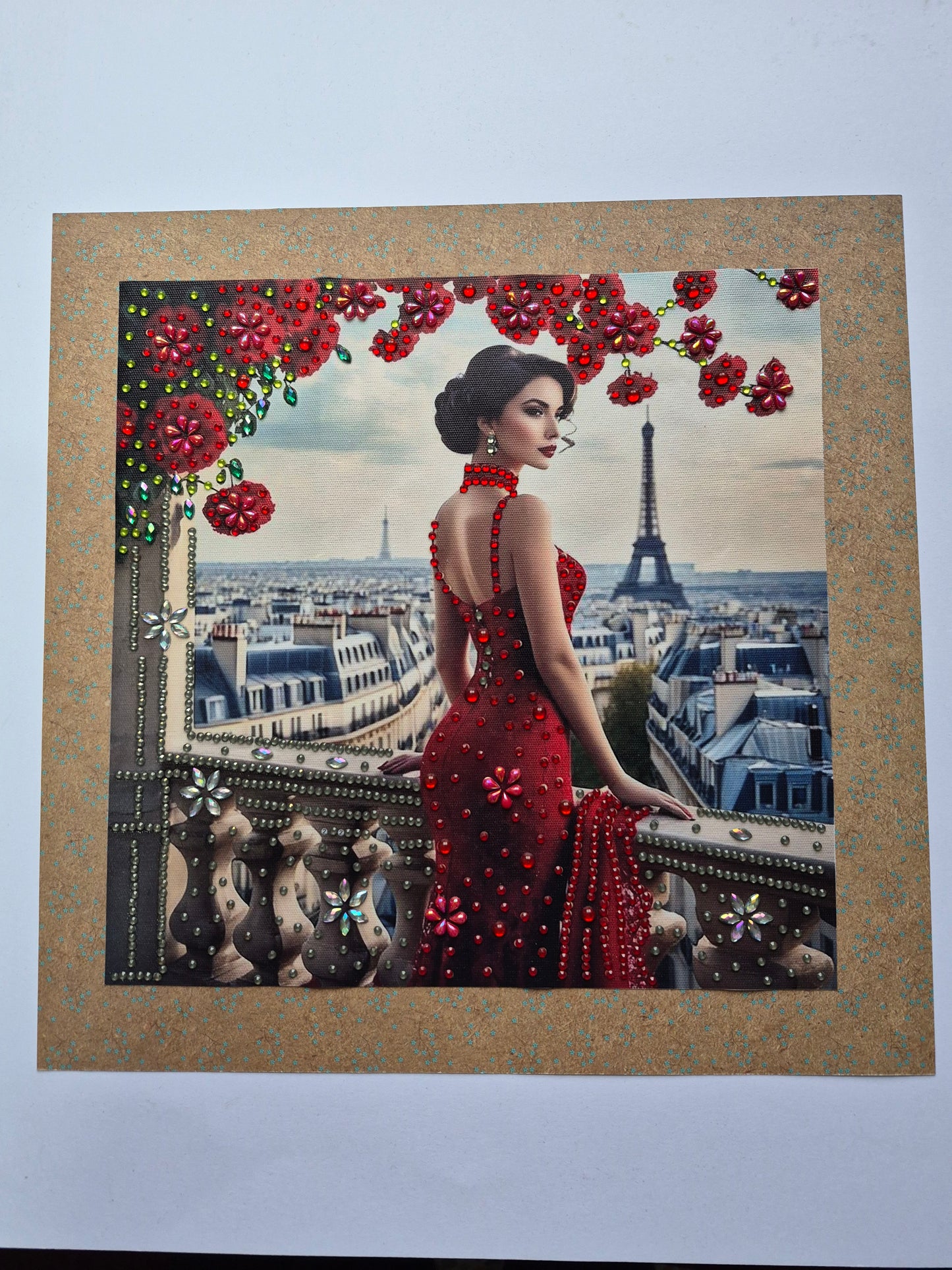 Lady in Paris Diamond Art Canvas