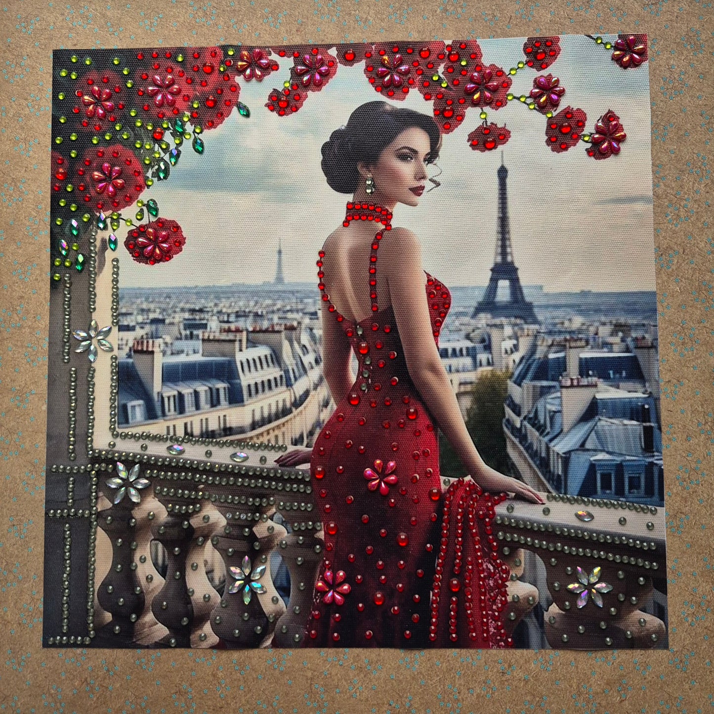 Lady in Paris Diamond Art Canvas